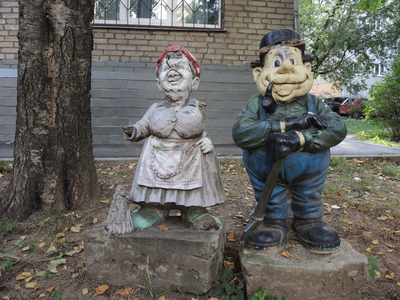 Фигурки гномов в ландшафтном дизайне