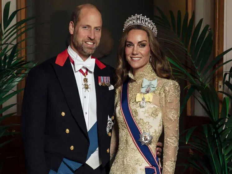 Кейт Миддлтон и принц Уильям представили новый официальный портрет