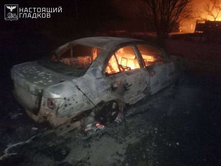 Дрон атаковал машину в Шебекино: погиб мирный житель