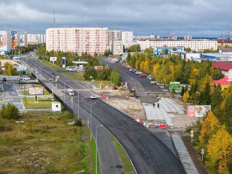 Реконструкция двух участков дорог завершается в Надыме