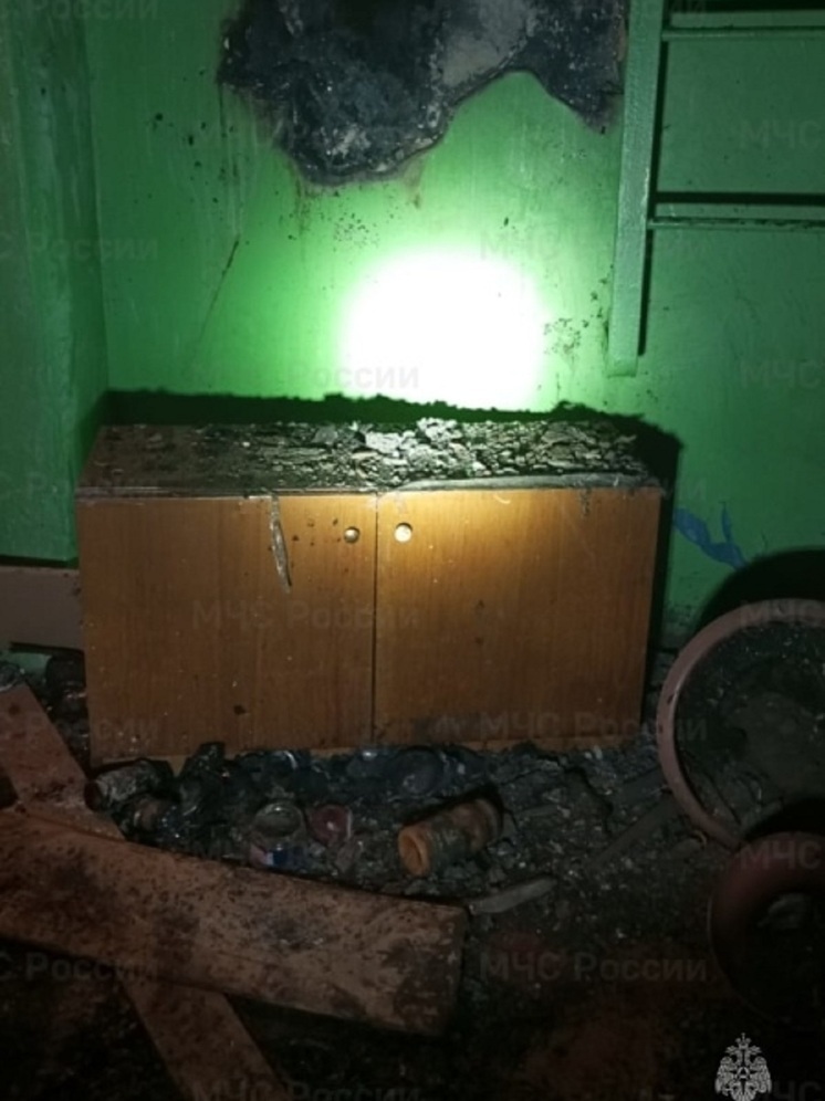 Под Орлом из-за пожара из дома эвакуировали двух женщин