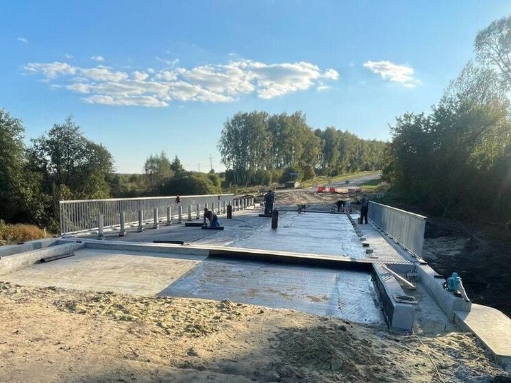 В Пензенской области возводят новый мост на трассе М-5 «Урал»