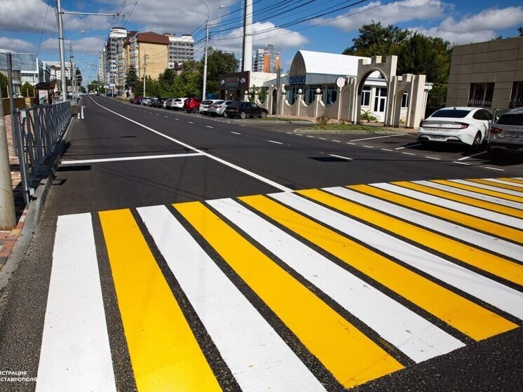 В Ставрополе комплексно отремонтировали семь дорожных участков