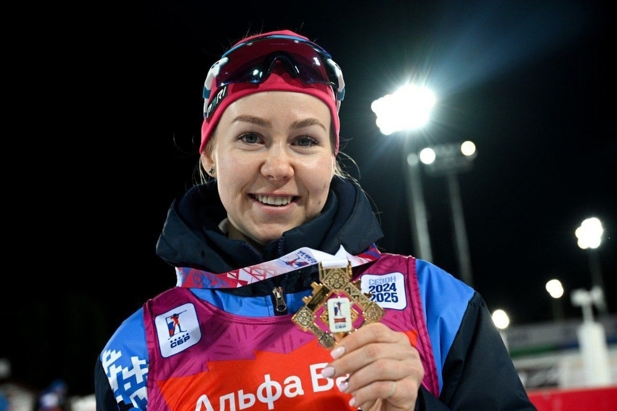 Российскую биатлонистку Плюснину включили в пул допинг-тестирования