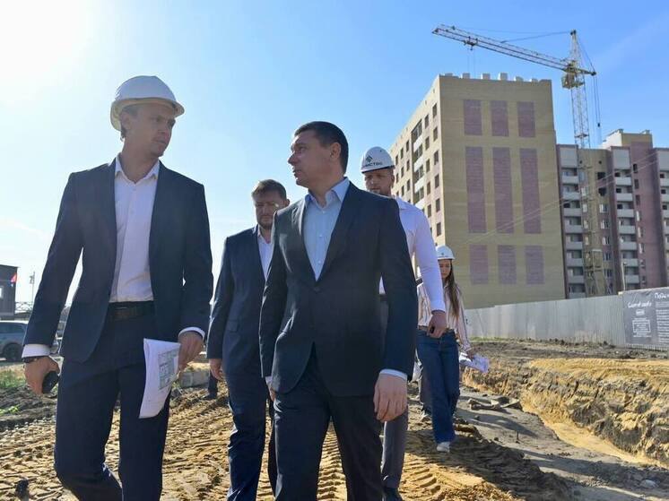 Глава Тамбовской области провёл инспекцию проблемных стройплощадок