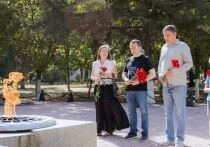 Приморск Запорожской области отметил 82-ю годовщину освобождения от немецких захватчиков