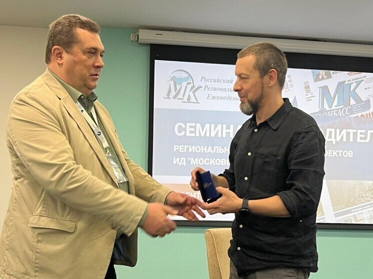 Главный редактор «МК в Питере» Тимофей Шабаршин получил награду Союза журналистов