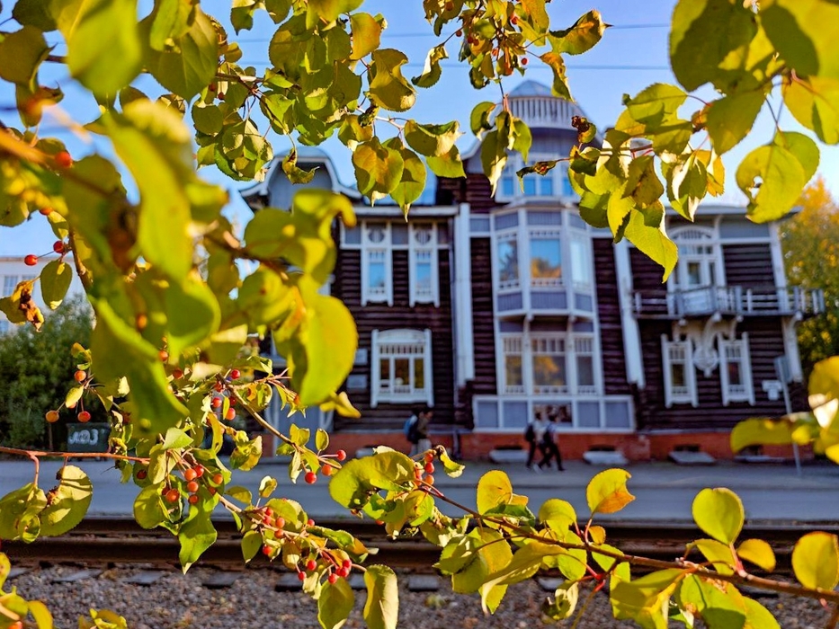 Осенний вид Томска