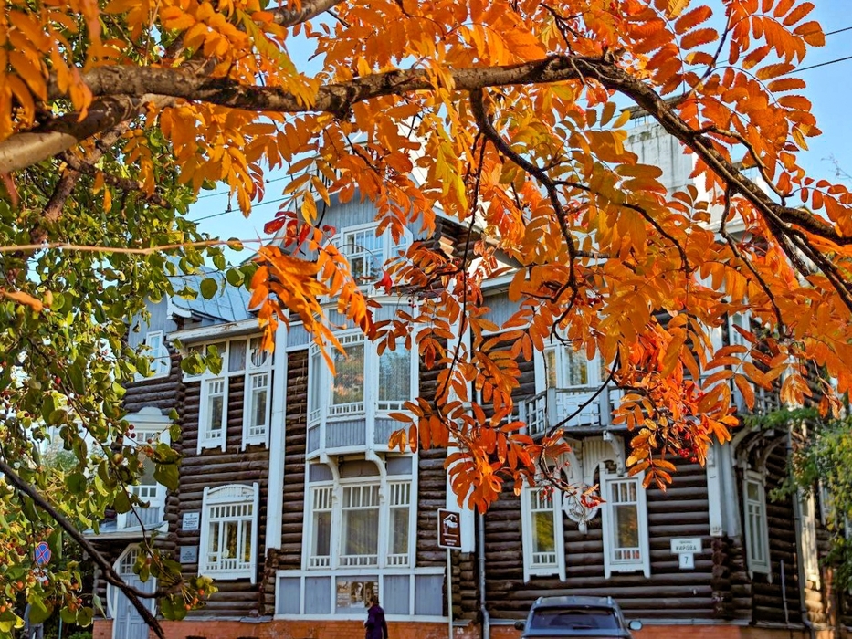 Осенний вид Томска