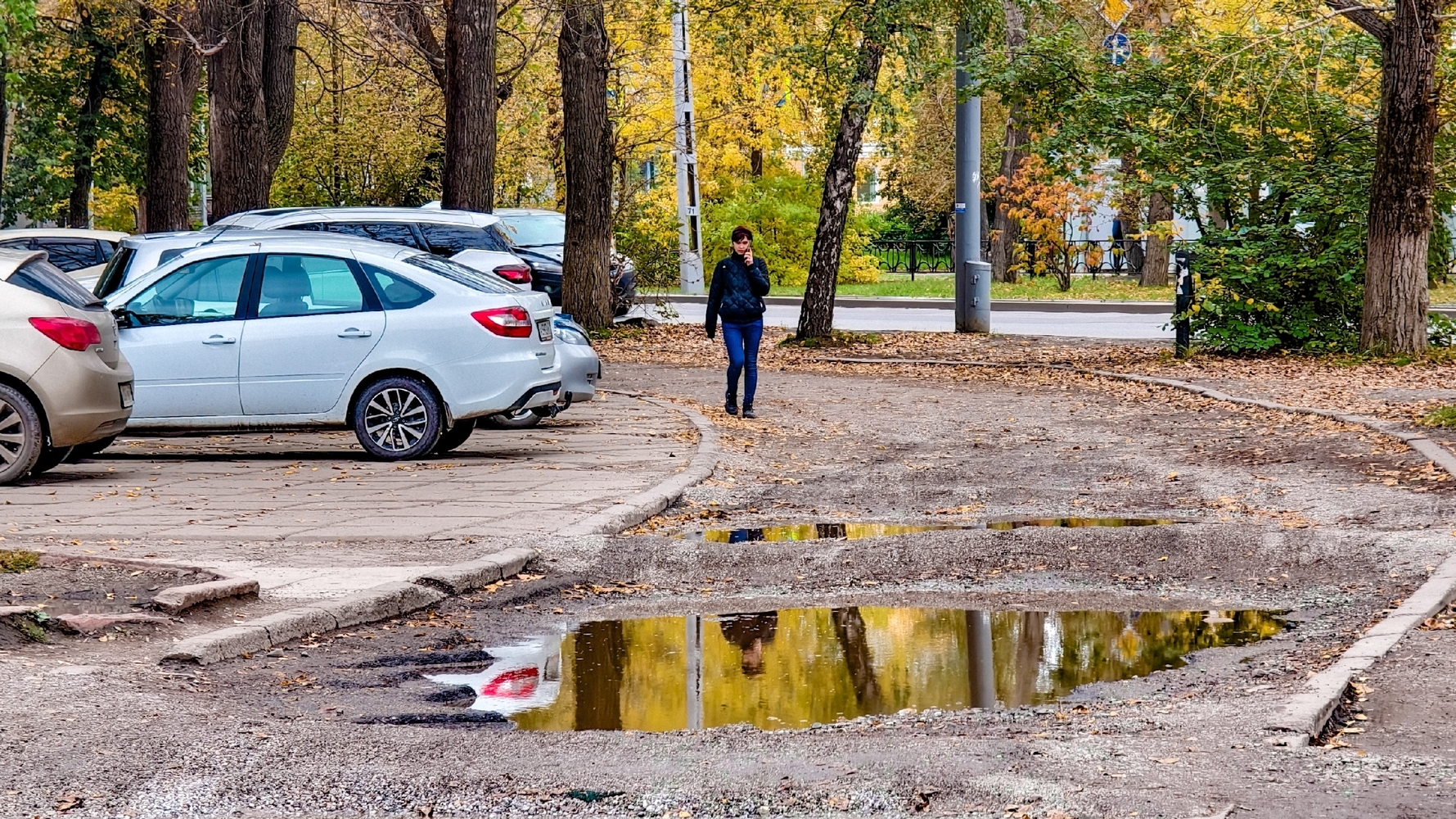 Осенний вид Томска