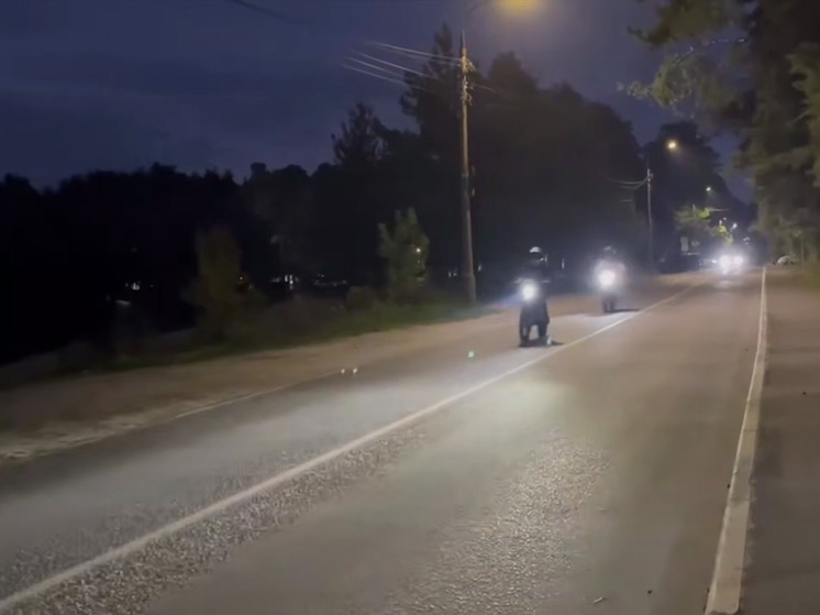 В Подмосковье полиция задержала 12 участников опасных гонок на питбайках