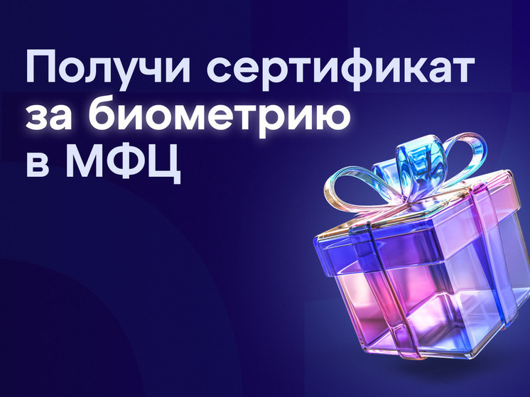 За биометрию в МФЦ нижегородцы получат сертификаты маркетплейсов