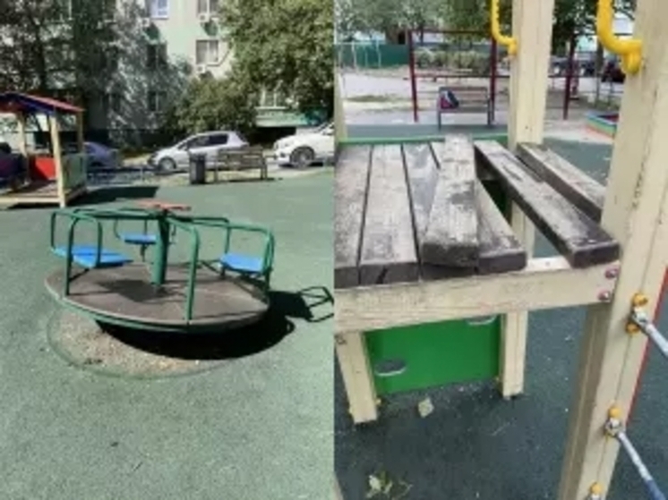 В Ростове-на-Дону на Таганрогской развалившеюся площадку заменят в 2026 году