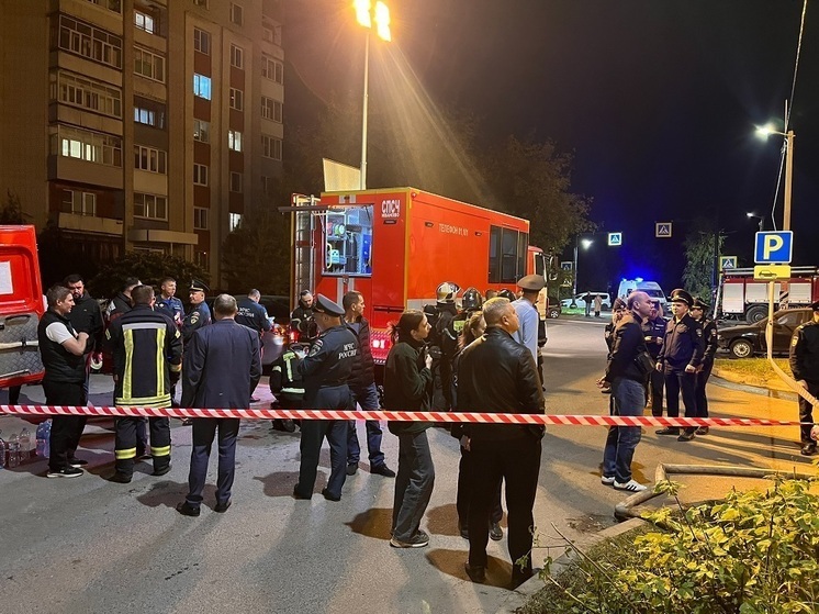 У сгоревшего в Иванове общежития введен режим ЧС