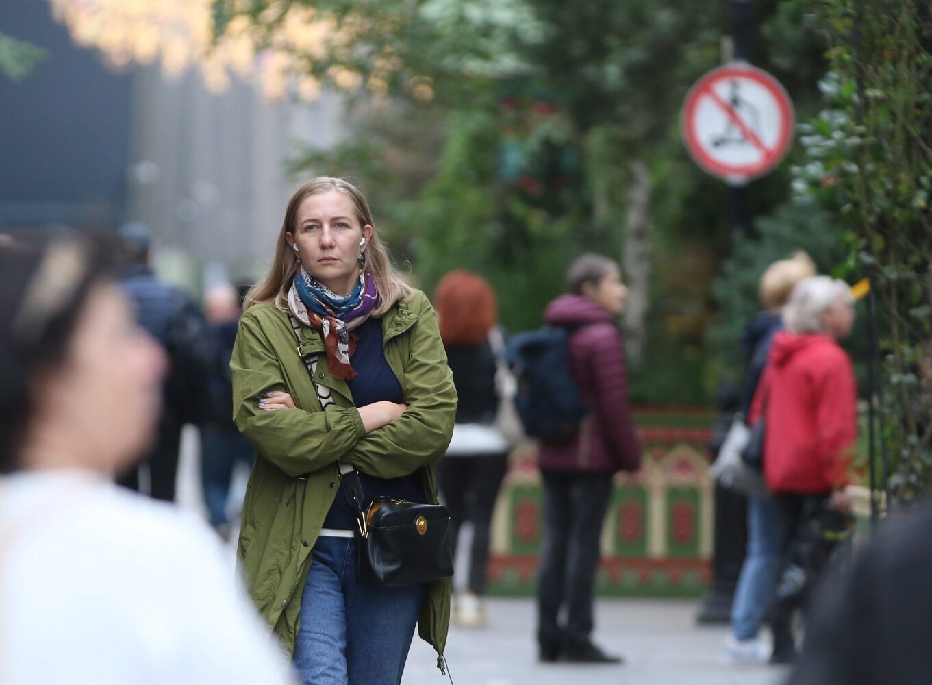 Парень на улице Москвы