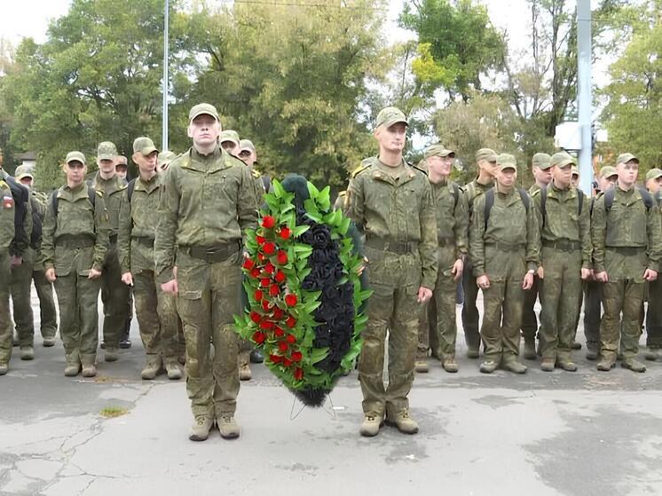 Марш кремлёвских курсантов прошёл в Серпухове