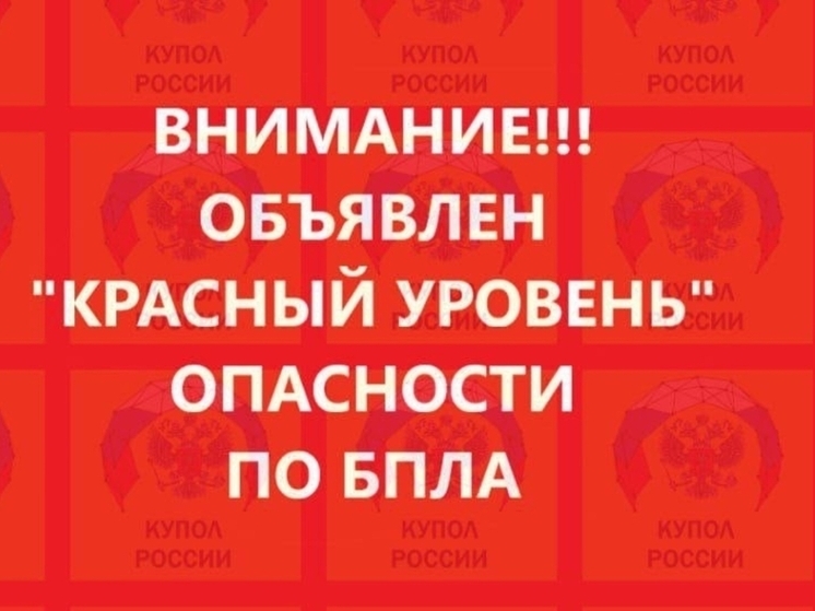 В Ростовской области вечером 19 сентября объявили красный уровень опасности БПЛА