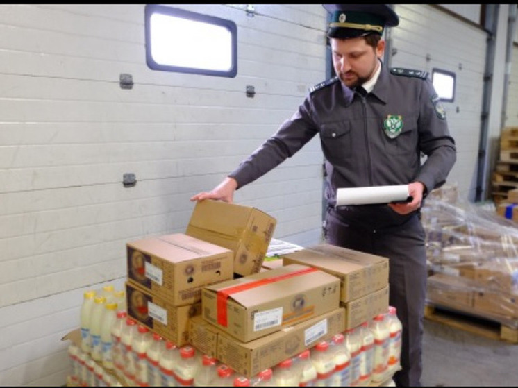 На астраханском пограничном пункте за шесть дней провели досмотр 75 тонн продукции