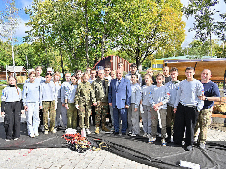 Городской патриотический слет 2025 года собрал около 140 юных хабаровчан