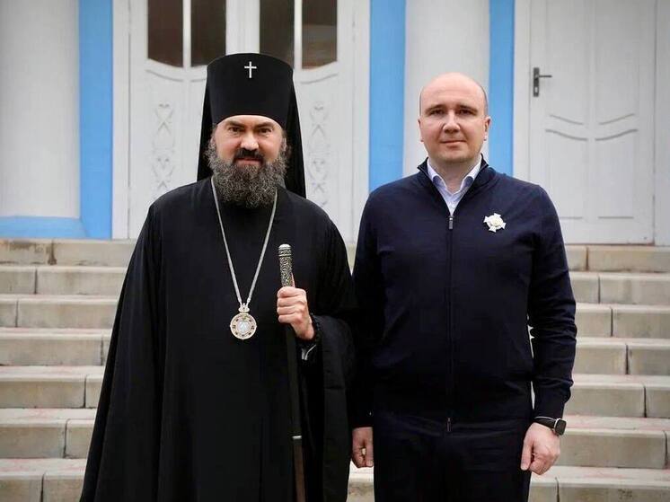 Мэр Черкесска Алексей Баскаев награжден орденом Русской Православной Церкви