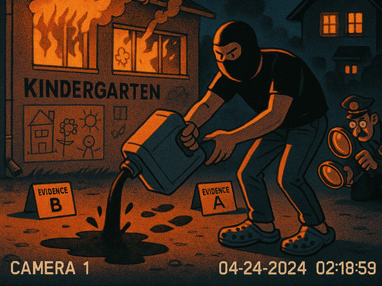 Хроникера известного СМИ заподозрили в поджоге детсада и арестовали