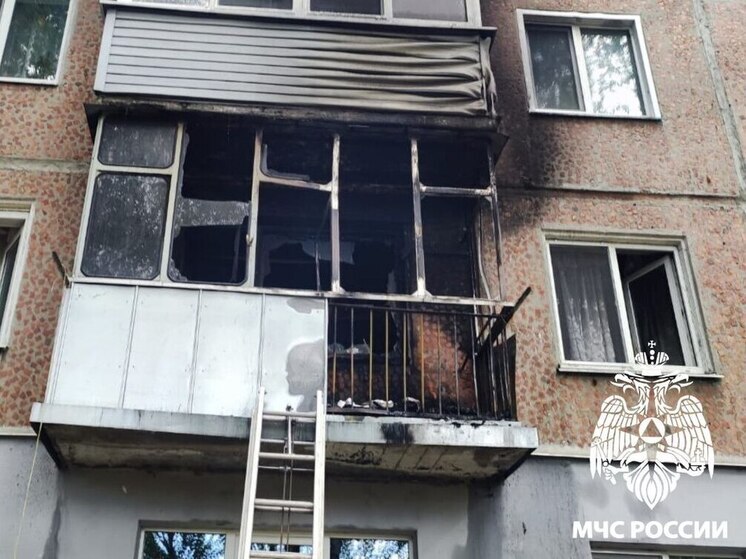 Брянские спасатели спасли 2 человека при пожаре в жилом доме в Белых Берегах