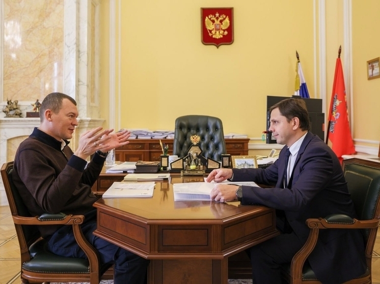 Губернатор Орловской области Андрей Клычков встретился с Министром спорта РФ Михаилом Дегтярёвым