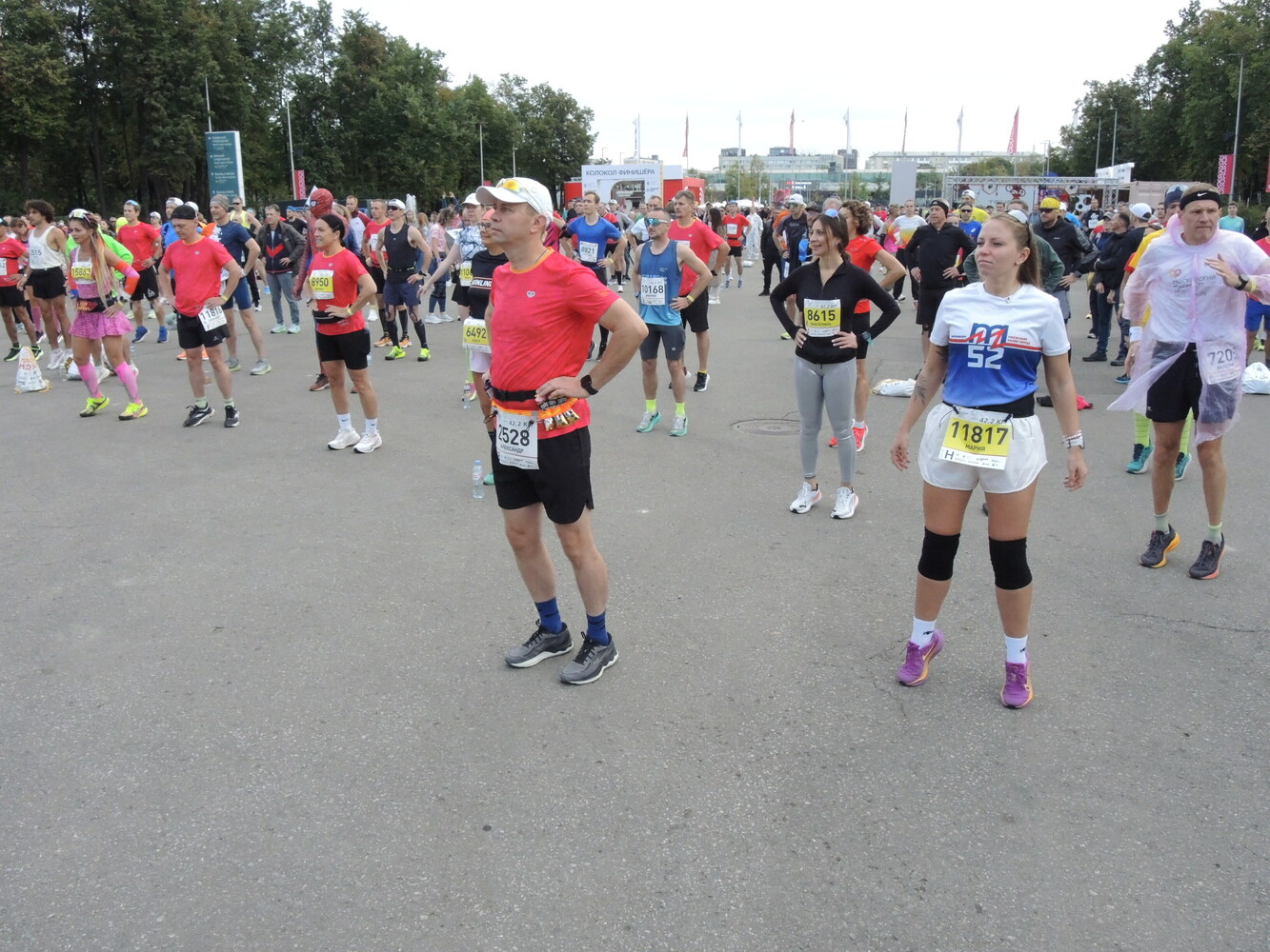 Финниш Московского марафона