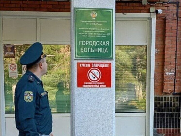 В Сосновом Бору проверили пожарную безопасность поликлиники