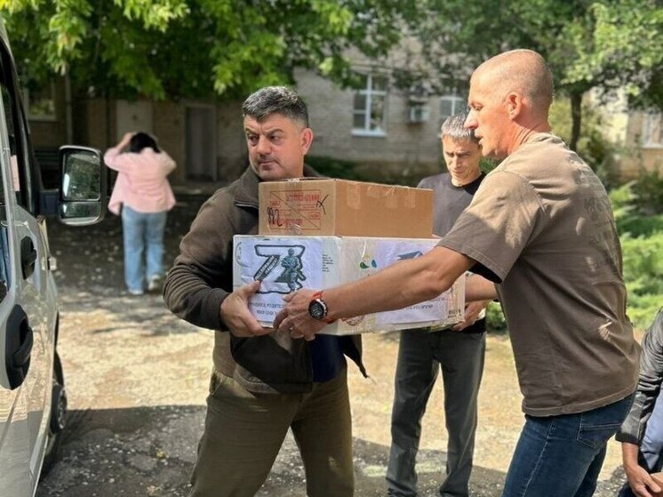 Арзгирский округ отправил гуманитарный конвой на луганское направление