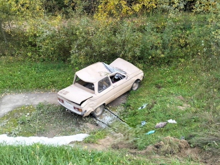 В Звениговском районе погиб водитель опрокинувшейся машины