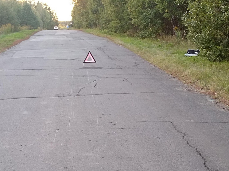 В Орловской области перевернулся мотоцикл с подростками