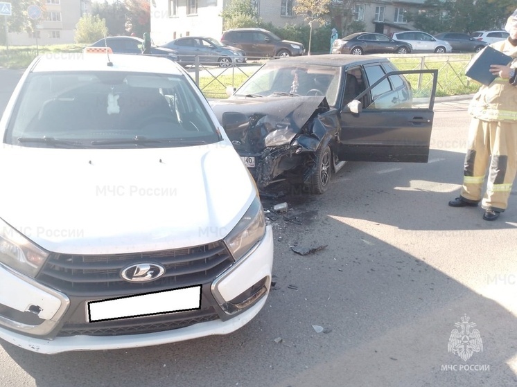 В Белоусове пострадал водитель  «ВАЗ 2114»