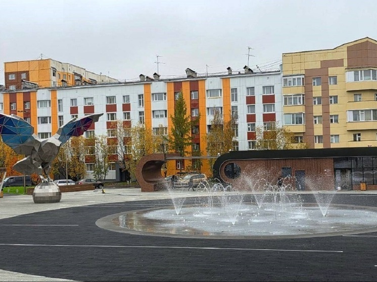 Фонтаны Нового Уренгоя выключили до следующего сезона