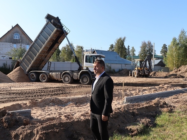 В Ивановском районе строят новый стадион для Богородской школы