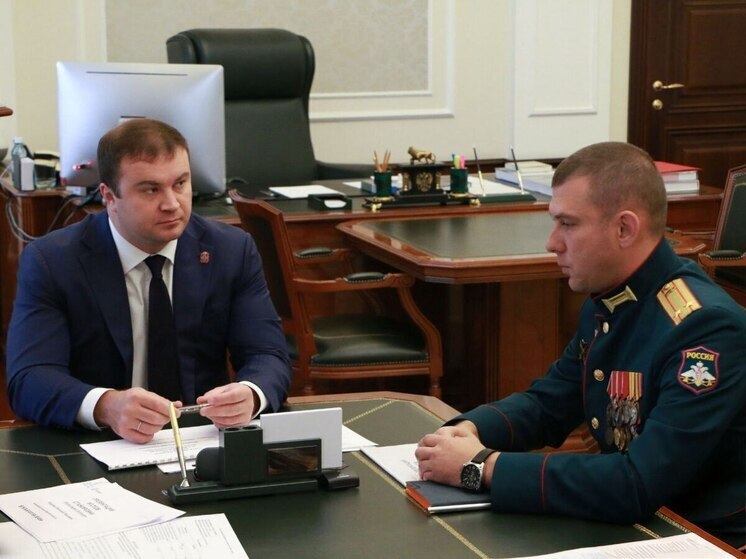 Виталий Хоценко провёл рабочую встречу с участником программы «Время героев» Кириллом Лесковым