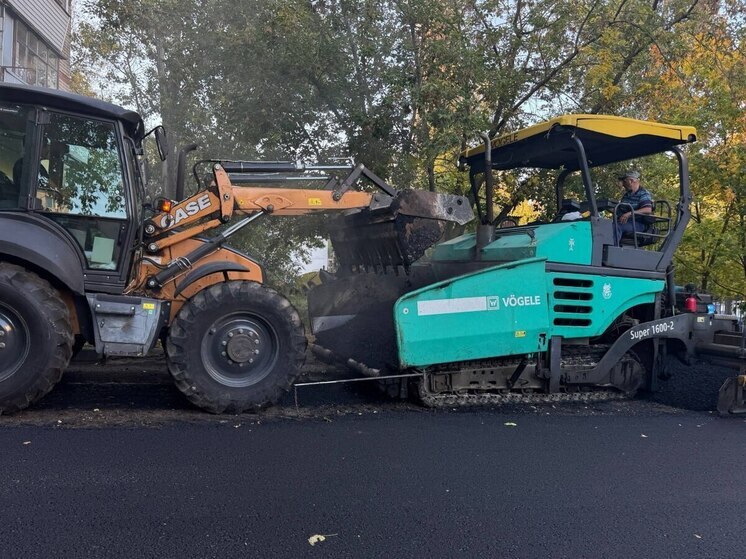 В Калуге заменили 25-летний асфальт