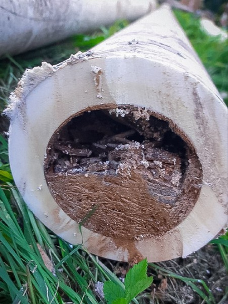 В Пскове магистральные трубы горячего водоснабжения оказались полностью забиты