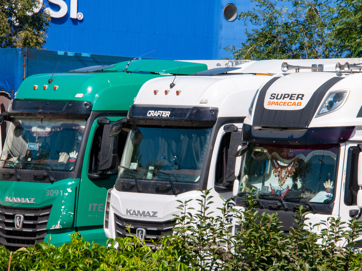 На границе России с Казахстаном скопилось семь тысяч грузовиков с товарами