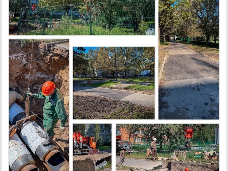 «Псковские тепловые сети» восстановили благоустройство после ремонтных работ