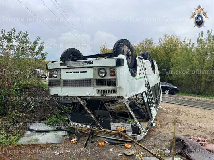 Тульский СК завел дело после ДТП с 15 травмированными в пассажирском автобусе