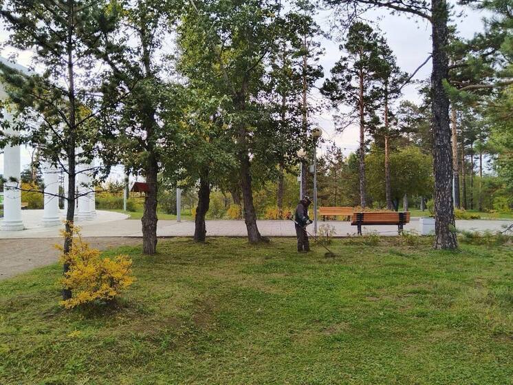 Парки Улан-Удэ начали готовить к зиме