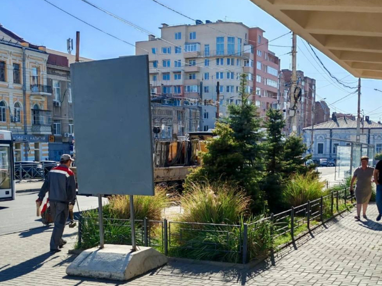 В Ростове установили рекламные щиты, чтобы избежать визуального шума