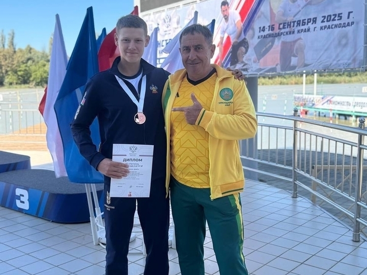 Спортсмен из Динского района получил «бронзу» первенства России по гребле на байдарках и каноэ