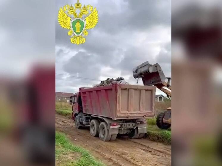 В Ломоносовском районе обнаружили незаконный склад отходов