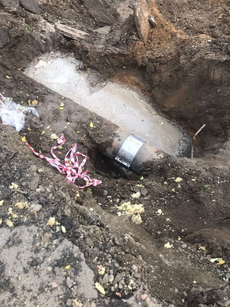 В Красноярске на месте обрушения склона на Никитина завершили герметизацию коммуникаций