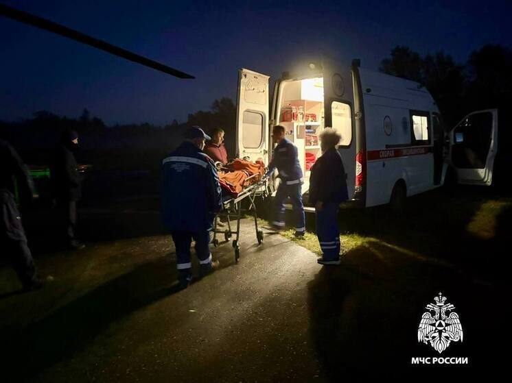 Вертолет Ми-8 совершил два вылета для транспортировки пациентов в Тверской области