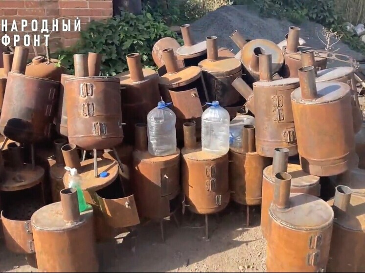 Из Орловской области в зону СВО отправили 3 500 печей-буржуек