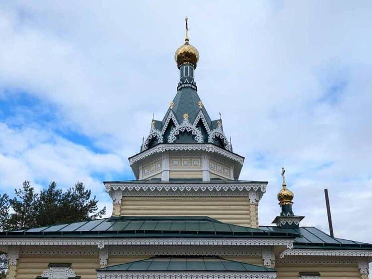 Завершается строительство храма преподобного Арсения Комельского в Грязовецком округе