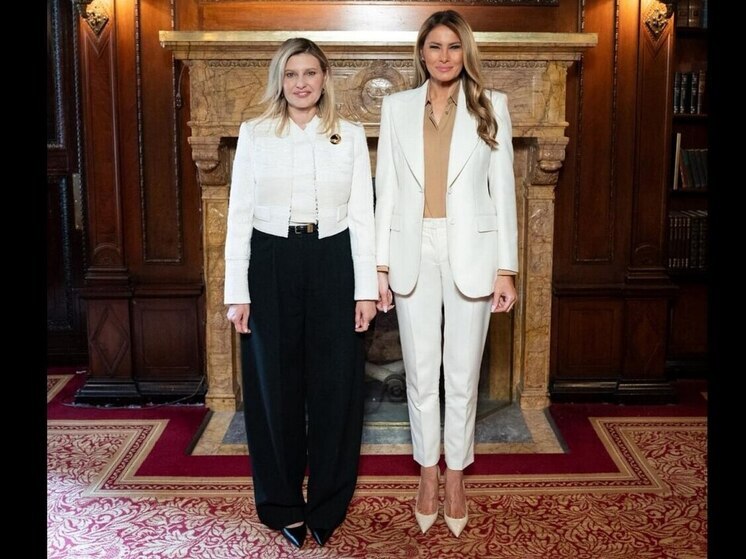 Елена Зеленская обсудила с Меланией Трамп тему защиты детей